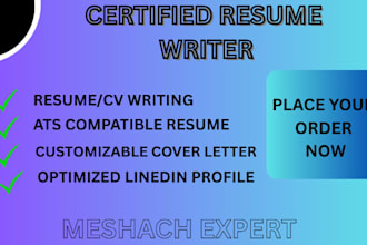 provide professional resume, CV, cover letter writing and linkedin services