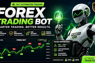 develop a perfect working forex trading bot, forex bot, forex ea, trading bot