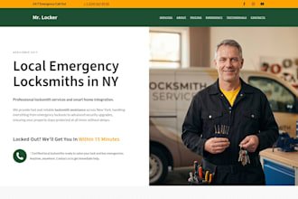 build locksmith website locksmith garage website door key locksmith website