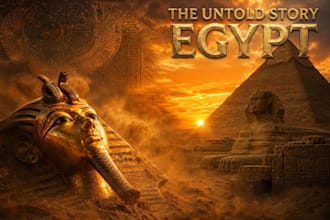 design youtube thumbnails for documentary, history and educational content