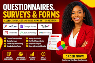 questionnaire surveys jotform google form, tally form online survey respondents