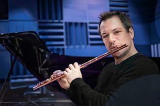 record professional flute parts for your song or project