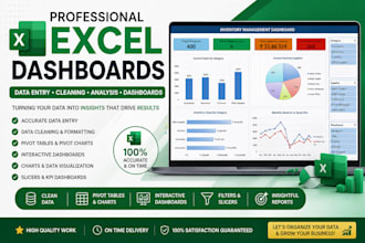 create microsoft excel dashboards pivot tables and charts