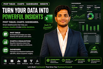create microsoft excel dashboards pivot tables and charts