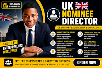 be your UK nominee for company registration and compliance