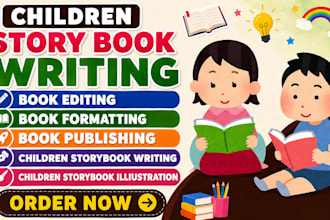 children story book writer kids story book format children book