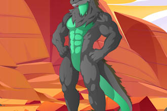 draw custom furry art for you