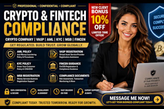 do crypto company, vasp, aml, kyc, msb and fincen compliance documents