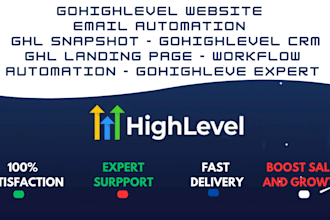build gohighlevel crm website, ghl workflow, ghl snapshot, ghl automation