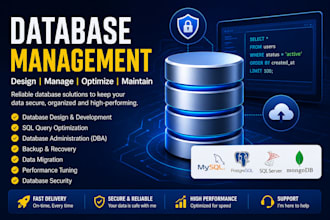 design, manage, and maintain your database professionally