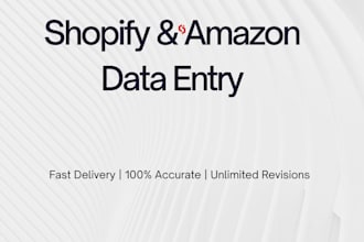 do ecommerce products data entry