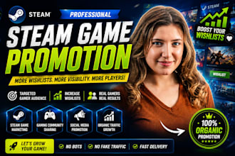 do steam game promotion, steam game wishlist, steam game marketing
