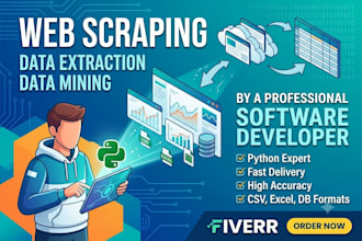 do python web scraping and data extraction