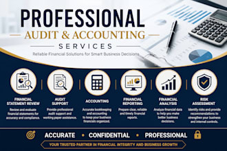 review, audit, and analyze your financial statements