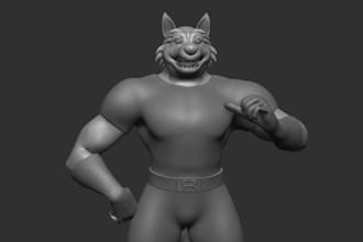 convert your 3d model into a toy or action figure 3d model