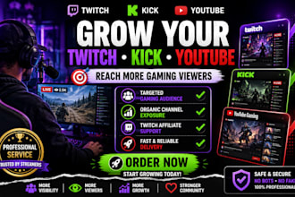do organic twitch promotion to grow your channel and reach affiliate