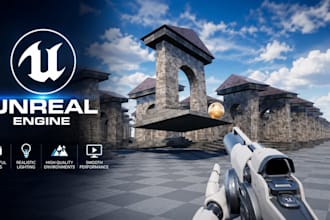 create high quality game design, unreal engine, VR, or multiplayer project