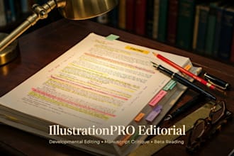 developmental edit your fiction novel with detailed feedback
