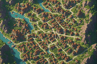 draw vector maps, event maps, fantasy festival maps