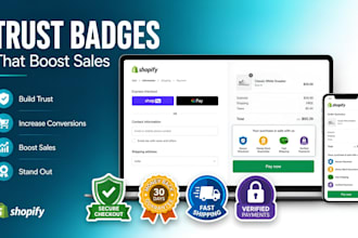 design trust badges and icons for your shopify store
