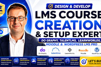 do graphy lms course creation, talentlms, learnworlds, moodle, wordpress lms pro
