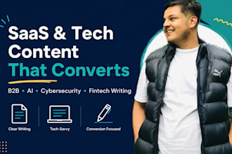 be your SEO content writer for saas and tech brands