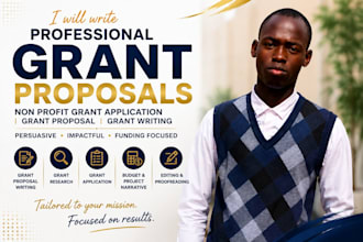 write a professional nonprofit grant application, grant