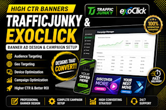 create and design adult banners for trafficjunky and exoclick