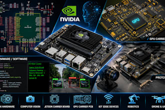 design ai hardware pcb GPU, nvidia jetson carrier board, iot computer vision pcb