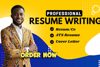 write a CEO cfo cto executive resume CV and cover letter