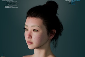 create 3d realistic metahuman character custom metahuman and unreal character