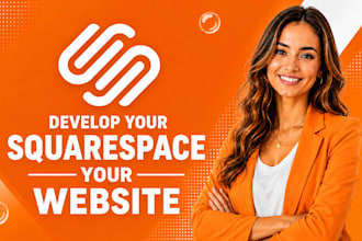 create or redesign squarespace website for your business