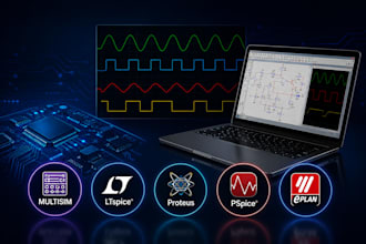 help you in multisim, ltspice, proteus, autocad and eplan