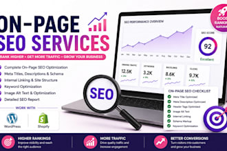 do on page SEO on wordpress and shopify