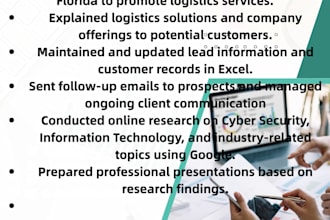 data entry web research