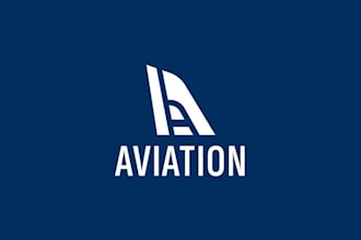 design a professional pilot logo for aviation, airlines, and flight businesses