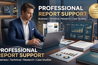 edit, proofread and format your report professionally