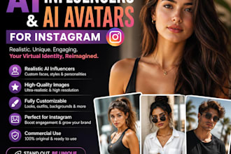 create realistic ai influencers and ai avatars for instagram