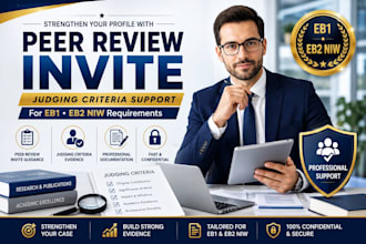 do peer review invite judging criteria for eb1 eb2 niw requirement