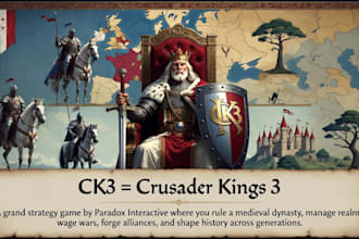 create custom crusader kings iii mods, ck3, unique weapons, armor for your game
