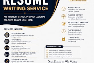 craft a modern ats resume and cover letter