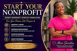 help you start a nonprofit organization for idea to launch