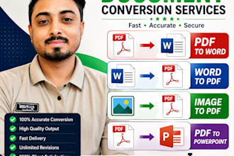 do PDF to word conversion with perfect formatting