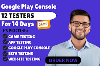 google play console app testing game testing beta testing website testing
