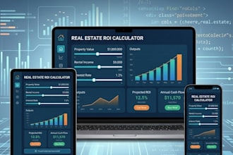 build custom interactive web tools or calculators in react