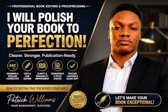 proofread edit and polish your book, ebook or manuscript professionally