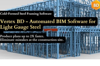 design light gauge steel framing, cold formed steel, shop drawings