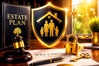create a customized estate plan will and trust for asset protection