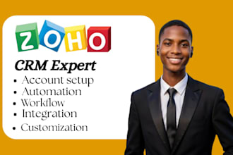 zoho CRM setpu, zoho one, zoho workflow and automation