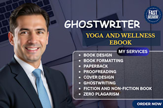 ghostwrite a health, wellness, workbook, fitness, or medical ebook that sells